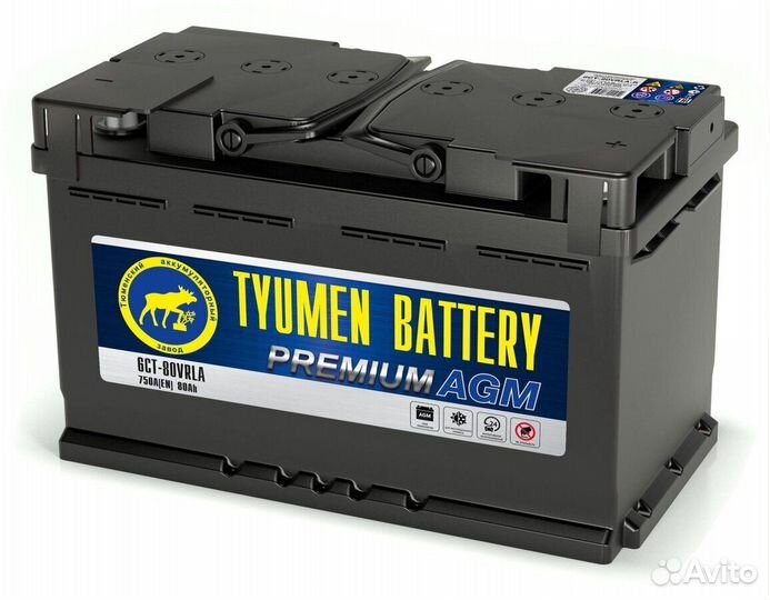 Аккумулятор автомобильный Tyumen Battery Premium A