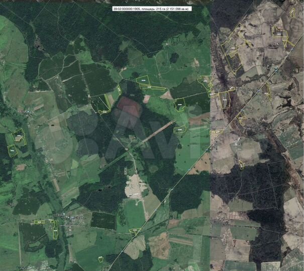 Участок 215 га (СНТ, ДНП)