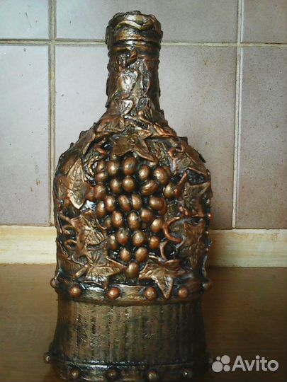 Ваза и бутылка hand made