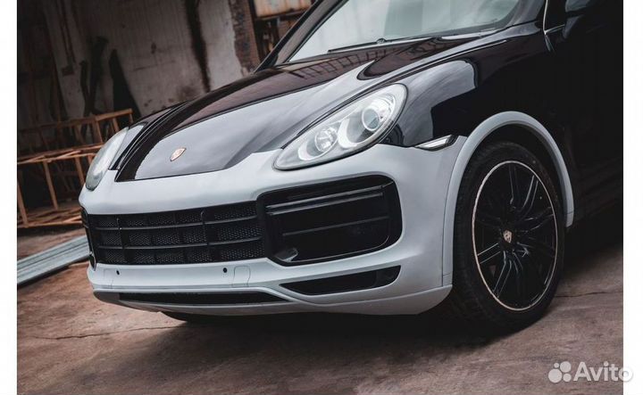 Бампер Porsche Cayenne 958.1 в стиле Cayenne 959 E