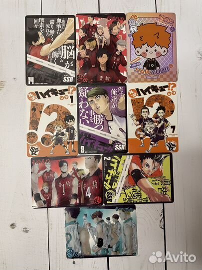 Карточки Аниме Волейбол