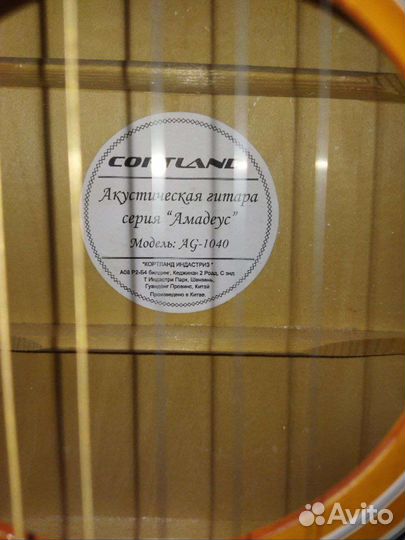 Акустическая гитара Cortland AG-1040