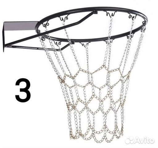 Баскетбольная сетка антивандальная металлическая объявление продам