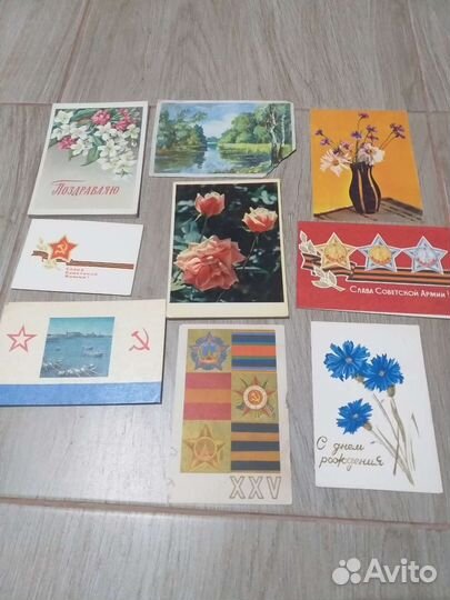 Открытки СССР 50е,60е