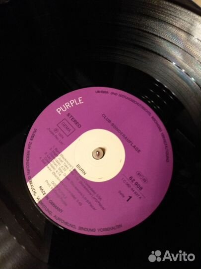 Deep Purple Burn 1 st.press