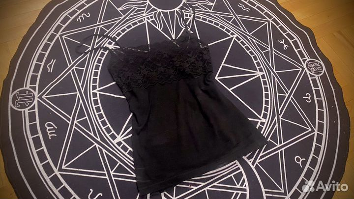 Топ майка с кружевом