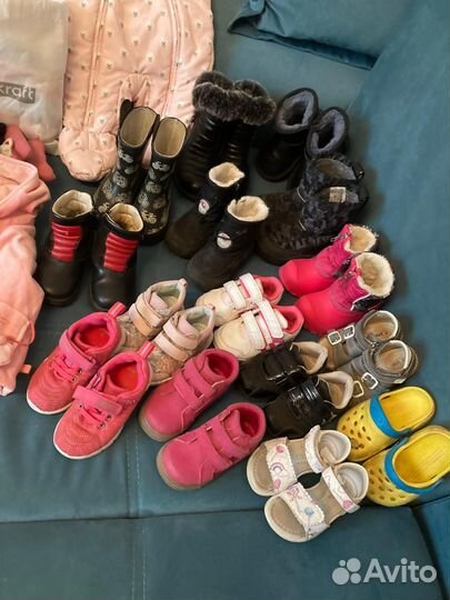 Три больших пакета на девочку размеры 62-86