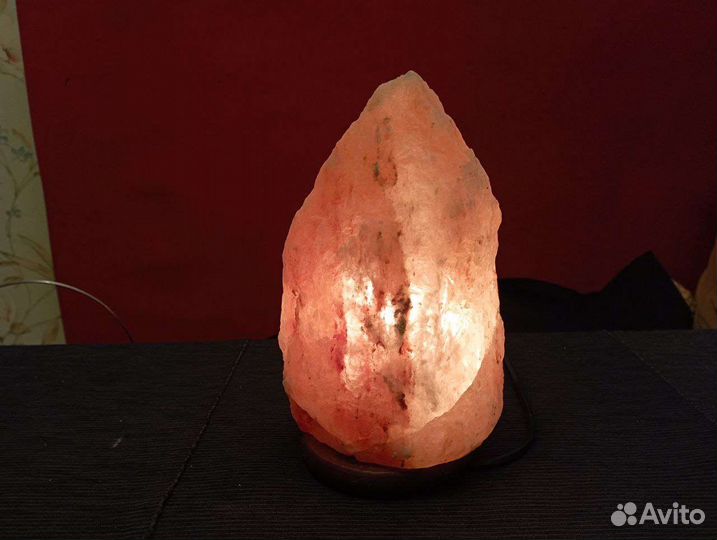 Настольная лампа из гималайской соли