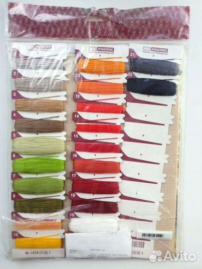 Петух, вышивка крестом