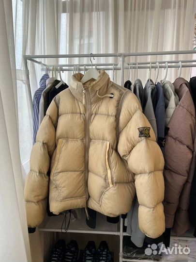 Пуховик Stone Island AW 2007 down Mesh Badge