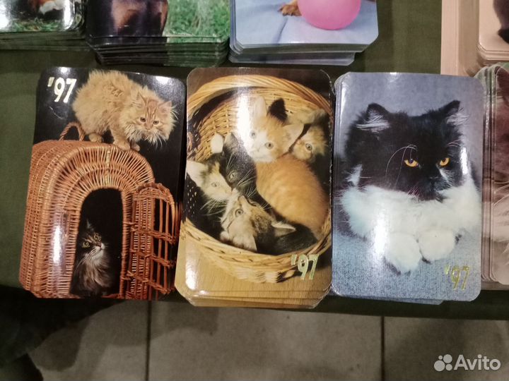 Карманные календарики с кошками и собаками