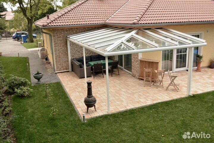 Навес четырехскатный