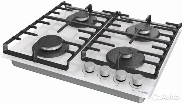 Поверхность газовая Gorenje/стекло/чугун/белый