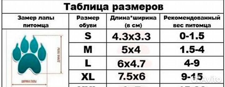 Резиновые сапожки для собак+ носочки в подарок