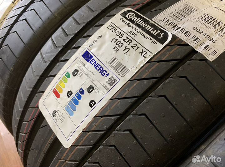 Continental ContiSportContact 5P 315/30 R21 и 275/35 R21