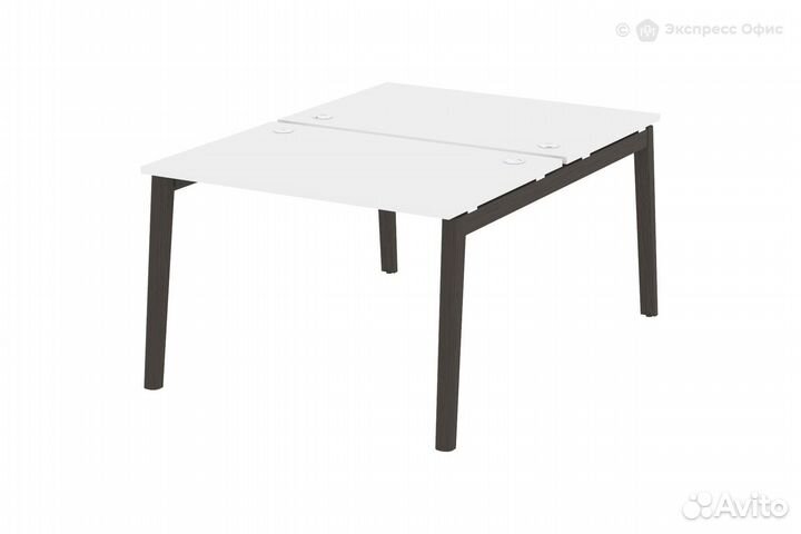 Стол-бенч двойной на деревянных опорах Onix wood O