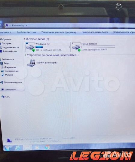 Lenovo Y560p/i5 2410/AMD5000/500GB/4GB/15.6
