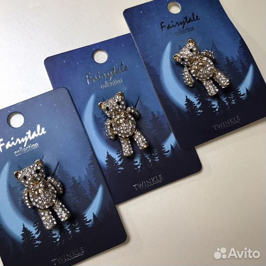 Брошь мишка