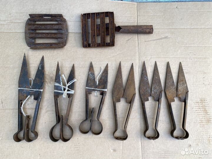 Чесалки и ножницы для стрижки овец, СССР