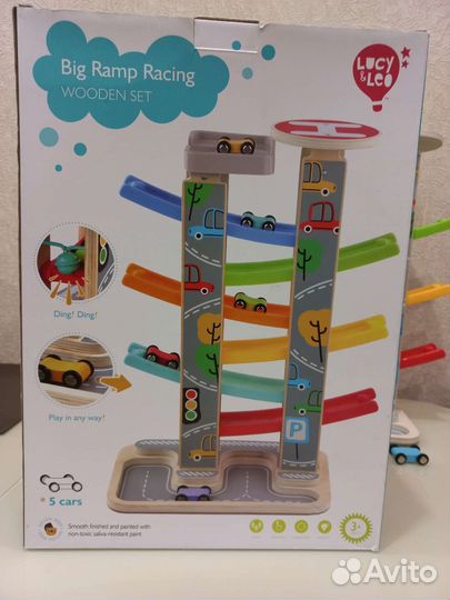 Деревянный трек Большая быстрая горка