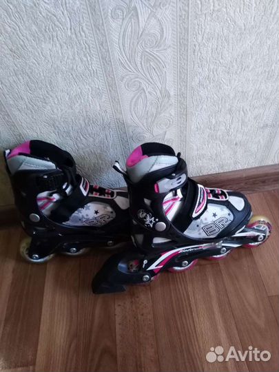 Роликовые коньки детские раздвижные