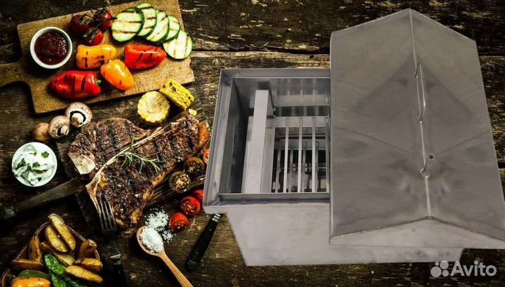 Коптильня неубиваемая 2мм нержавеющая