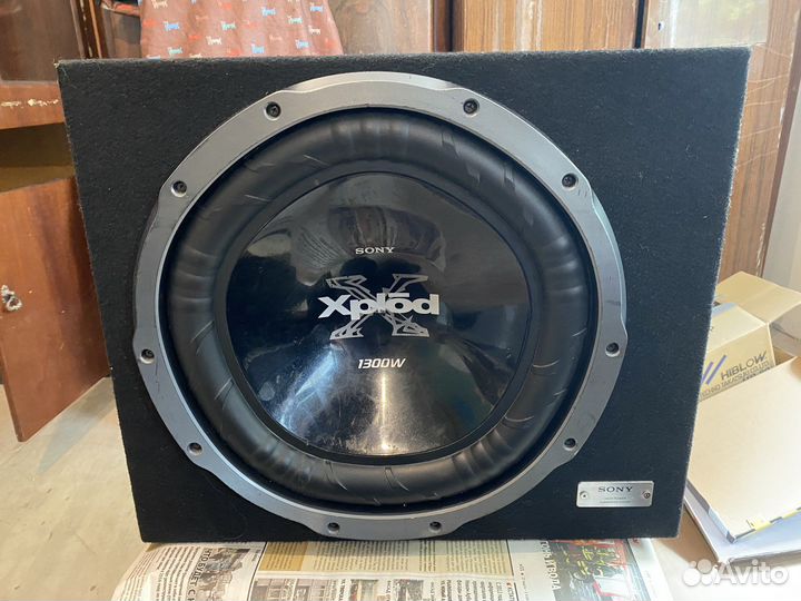 Сабвуфер sony Xplod 1300