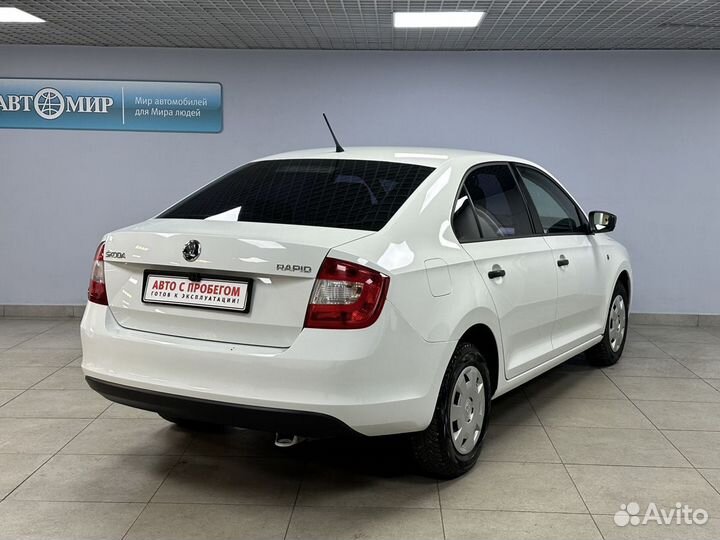 Skoda Rapid 1.2 МТ, 2015, 130 527 км