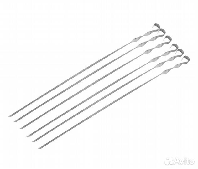 Набор шампуров в чехле 50 см 6 шт