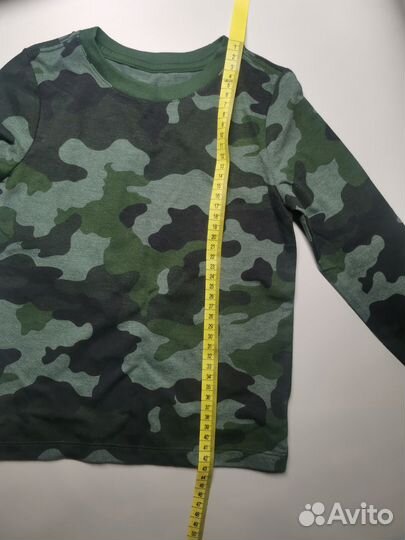 Лонгслив камуфляж для мальчика новый