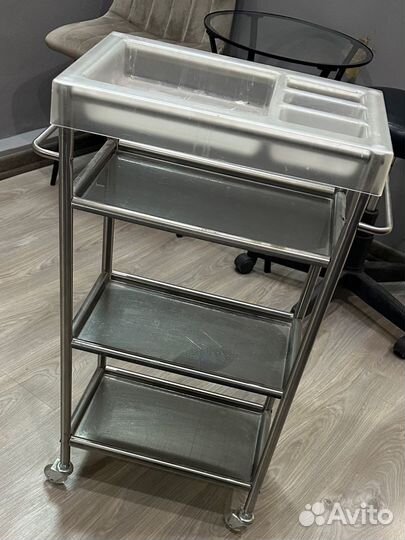 Этажерка металлическая на колесиках IKEA