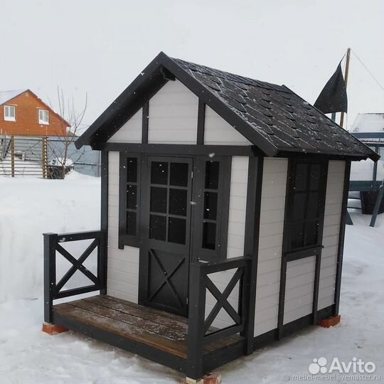 Детский игровой домик уличный