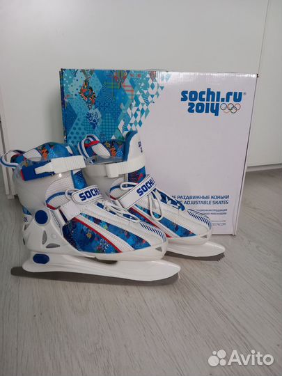 Коньки раздвижные 34-38