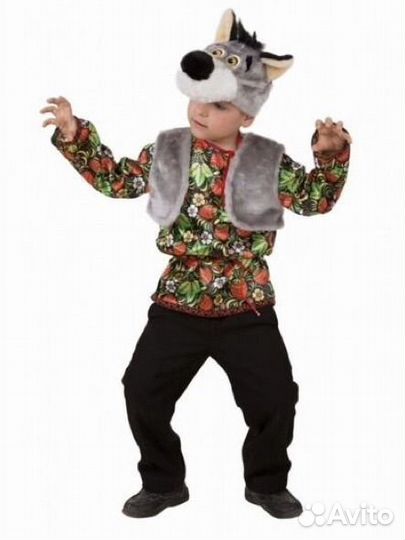 Карнавальный костюм волка 104