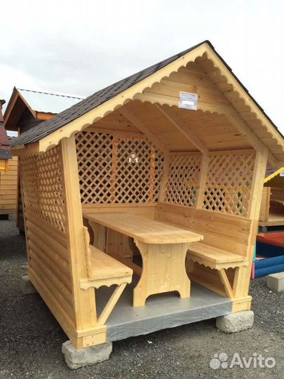 Беседка садовая из дерева