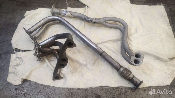 Паук, приëмная труба штаны, тюнинг на ниву