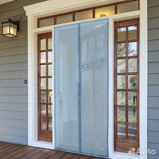 Антимоскитная сетка на магнитах на дверь