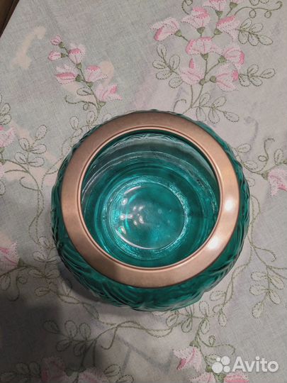 Ваза для цветов цветное стекло