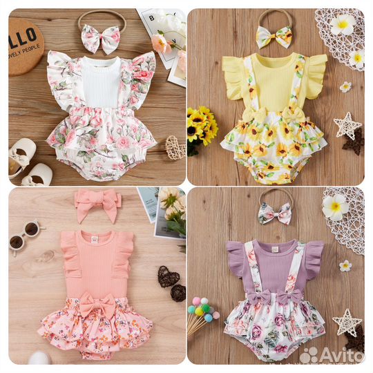 Комплект для фотосессии ньюборн боди юбка 70 80