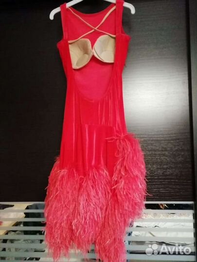 Платье для бальных танцев латина Ю2, молодёжь