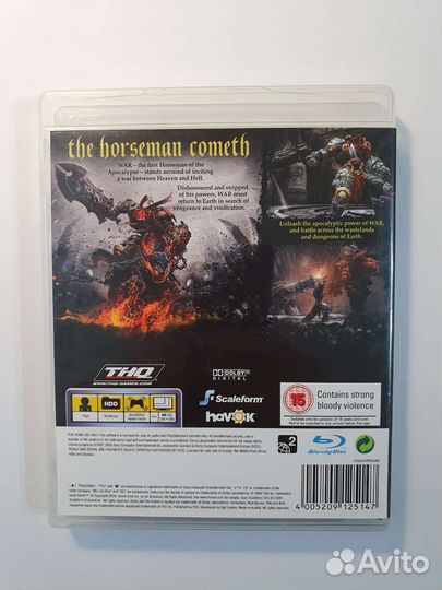PS3. Darksiders. Лицензия