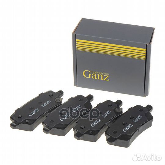 Колодки задние exeed TXL ganz GIJ09204 GIJ09204