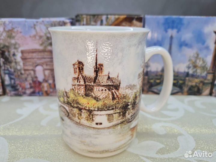 Кружки Мулен Руж, Елисейские поля, Сена и др