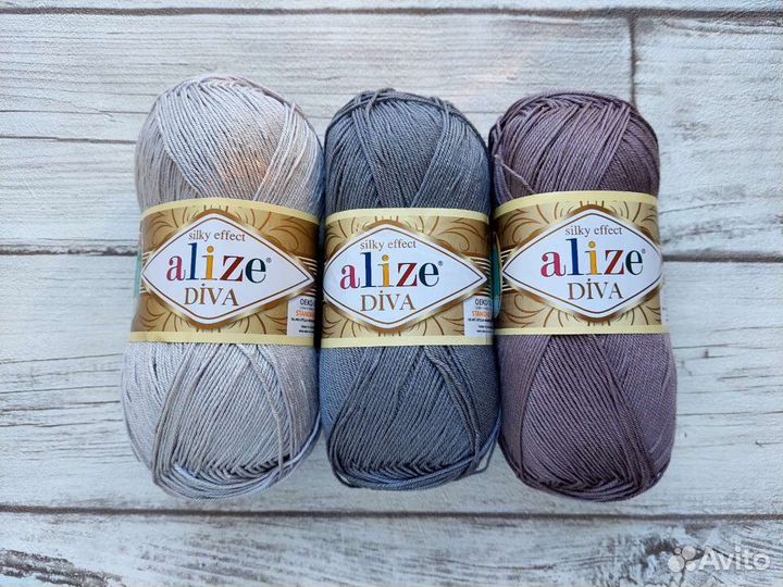 Пряжа Ализе Дива Alize Diva