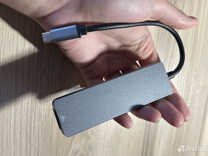 Хаб/Концентратор USB-C HUB 5 в 1/Переходник