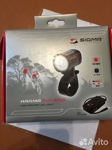 Фонарь передний Sigma Karma EVO PRO