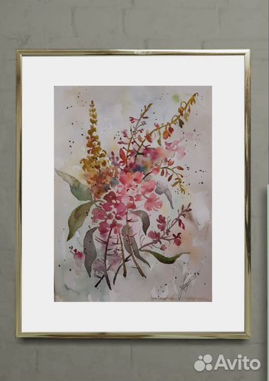 Картины акварелью,А4, авторские работы