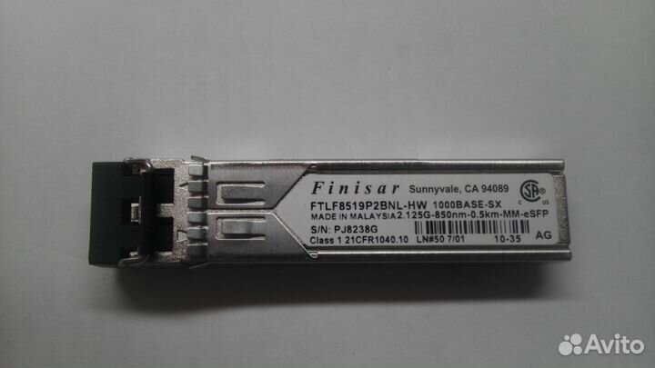 Оптический трансивер finisar ftlf8519P2BNL-HW