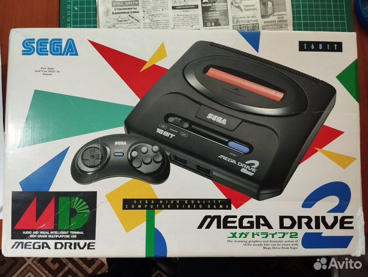 Sega Mega Drive 2 Оригинал ntsc-J