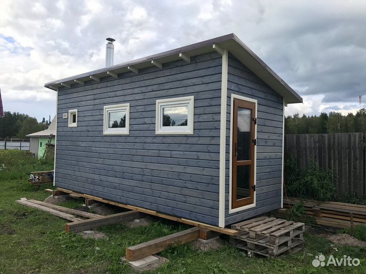 Готовая модульная баня 6м*2.5м